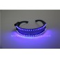 Optional color led light glowing glasses for DJ
